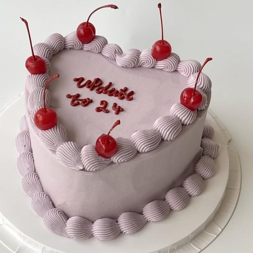 8inches Heart Shaped Cake