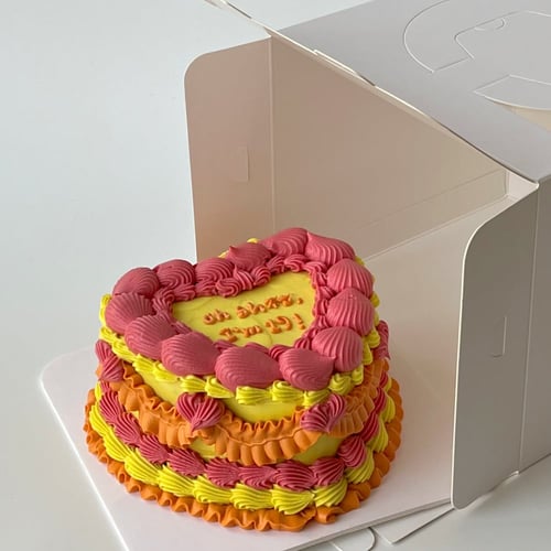 6inch Mini Heart Cake