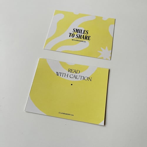 Large Cake Message Card