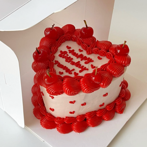 6inch Mini heart cake