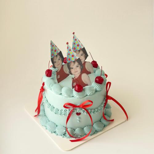 Baby Picture Cake