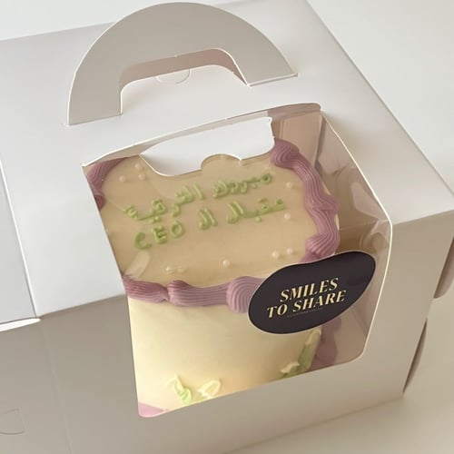 6inch Tall Flowers Cake