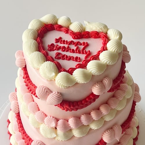 2tier Heart Cake
