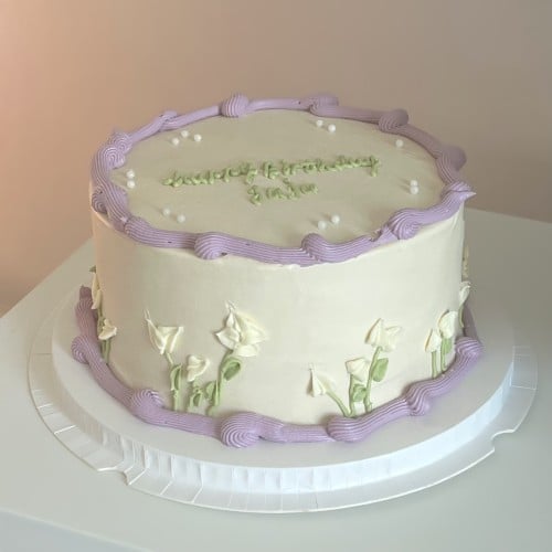 8inch Flowers Cake