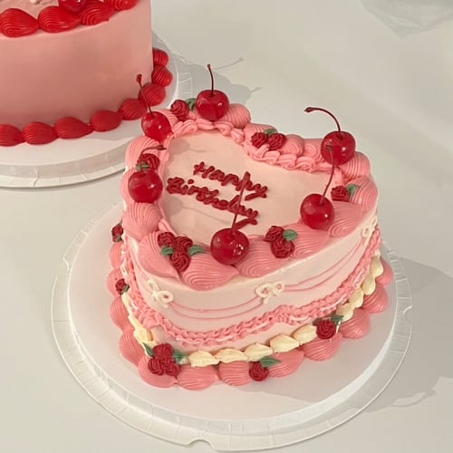 8inch Heart Cake