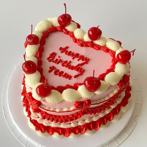 8inch Heart Cake