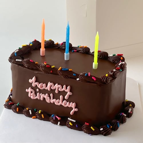 6inch rectangular Chocolate Cake
