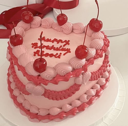 8inch Heart Cake