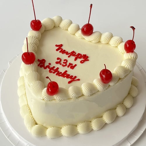 8inches Heart Shaped Cake