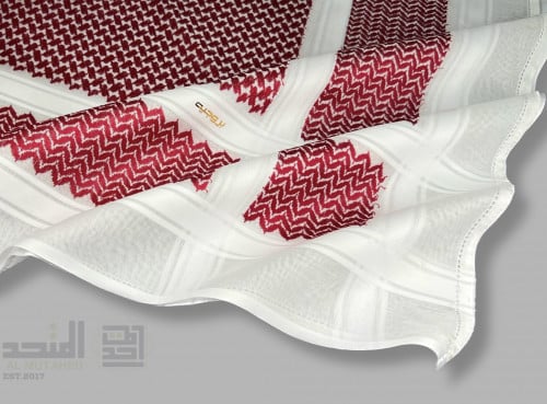 شماغ بروجيه خطوط بيضاء