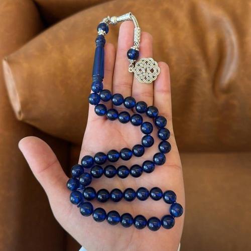 سبحه بكلايت كحلي 45 خرزه