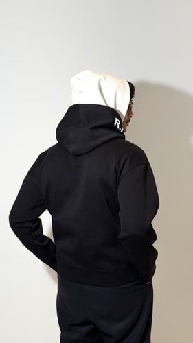 هودي دبل كاب Navy Double Cap Hoodie