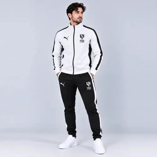 طقم الهلال الرياضي للتدريب 2026/27 – سويتر وبنطال