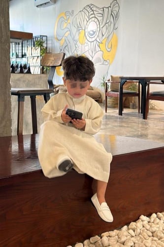 ثوب كويتي ساده