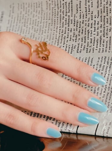 خاتم بالاسم مع زركون