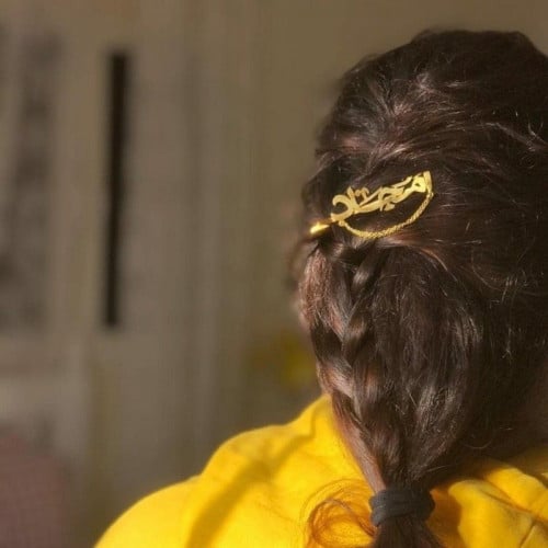 بروش على الشعر تصميم حسب الطلب