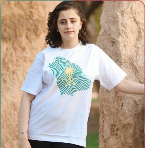 تيشرت بصمة خارطة الوطن