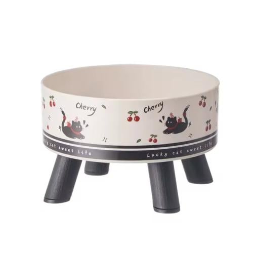 صحن للقطط والكلاب بقاعده مرتفعه و باشكال مختلفه