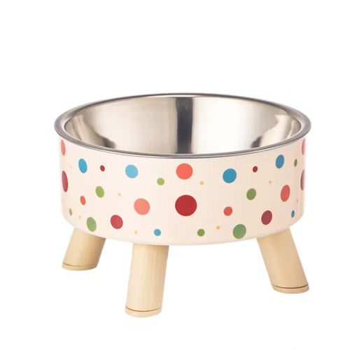 صحن للقطط والكلاب بقاعده مرتفعه و باشكال مختلفه