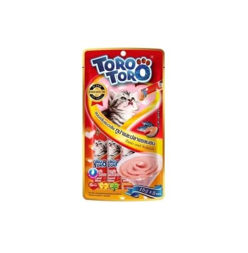 تورو مكافات للقطط بنكهة التونة والسلمون (فيتامين E...