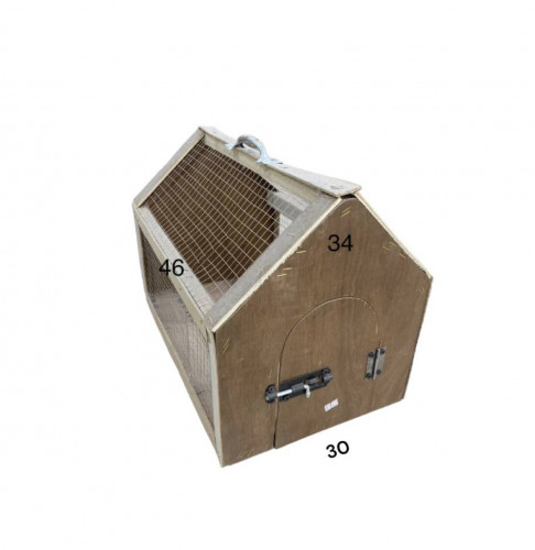 قفص خشبي للحيوانات والطيور