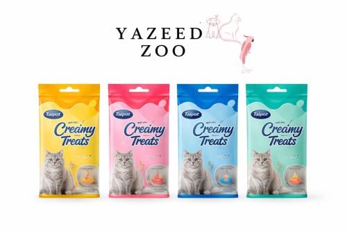 مكافات Taipet للقطط بنكهات مختلفه 5*15g