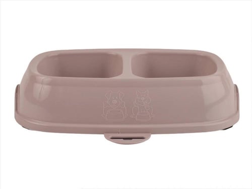 صحن مزدوج بلاستك