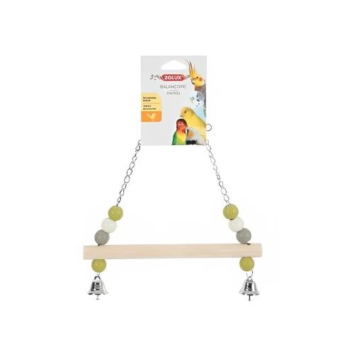 زولكس ارجوحه خشبيه مع سلسله معدنيه