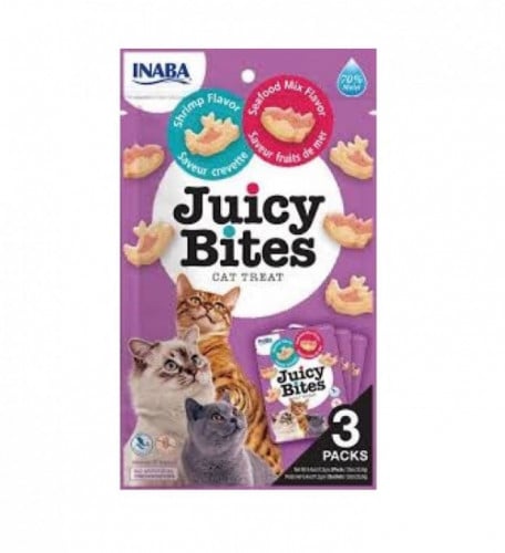 اينابا مكافات بطعم الجمبري وثمار البحر للقطط 33.9...