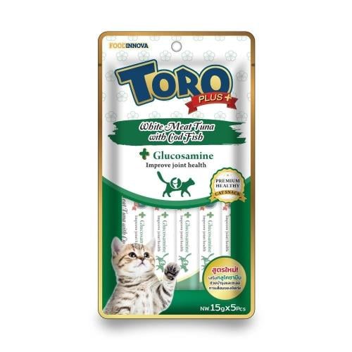 تورو بلس لحم تونا ابيض مع سمك القد 75جرام مع الجلو...