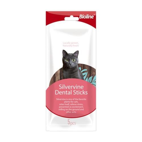 اعواد الأسنان بالنعناع البري للقطط