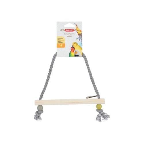 زولكس حبل ارجوحه مع غصن خشبي للطيور