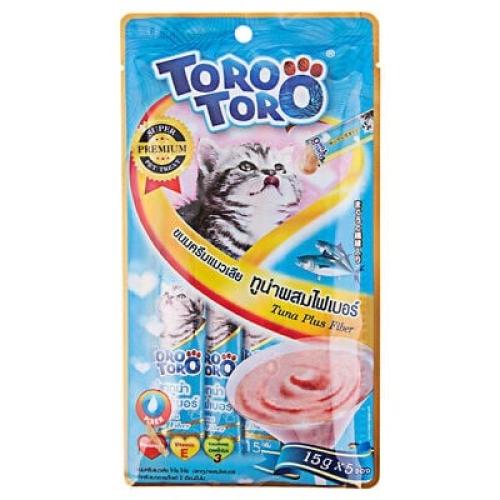 مكافآت تورو للقطط تونه مع الياف مع فيتامين Eوبروبا...