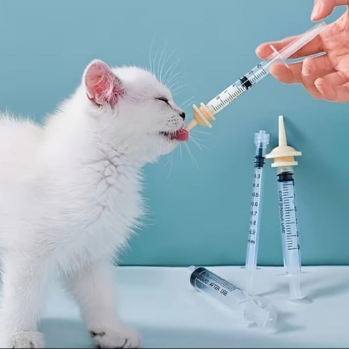 مطاط رضاعه مع سرنجه بمقاسات مختلفه قابله لاعادة ال...