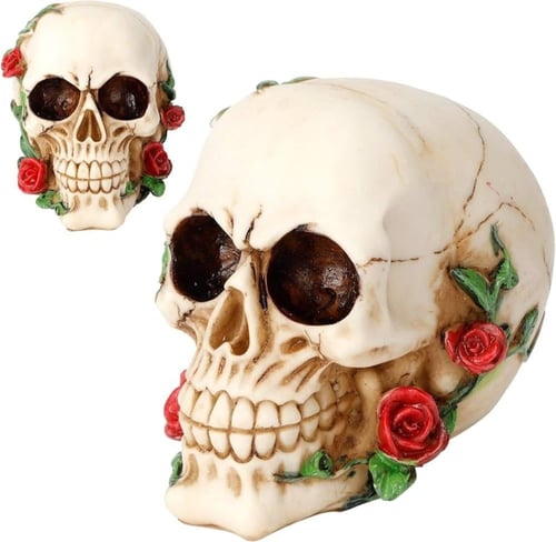 تخف لتزيين اخواض السمك على شكل جمجمه