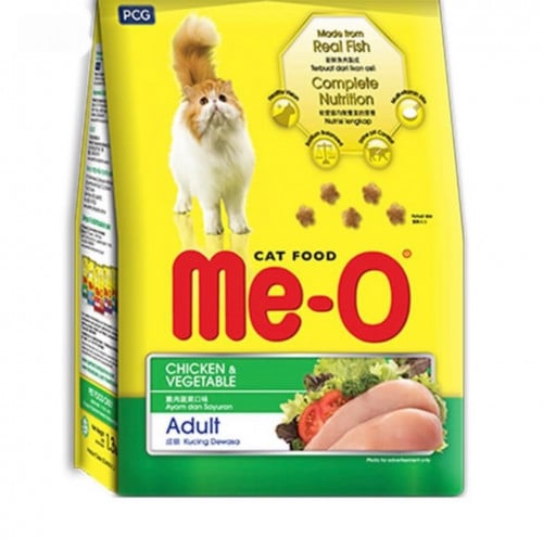 ميو طعام جاف للقطط بنكهة الدجاج مع خضار