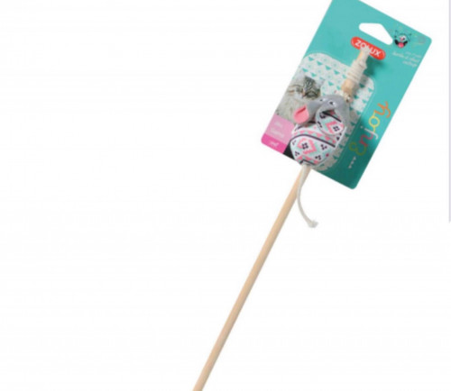 زولوكس لعبة الكاتنيب سنارة شكل فأرة رمادي Zolux Ca...