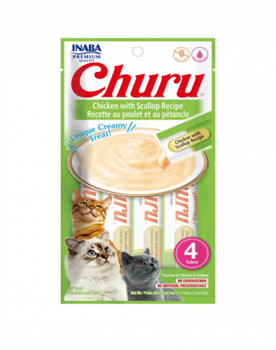 اينابا مكافات للقطط هريس دجاج مع المحّار 4*14 جرام