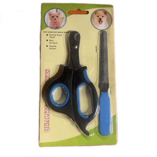 مقص اظافر قطط مع مبرد