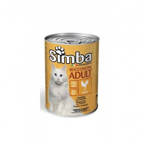 سيمبا معلب قطط بنكهة الدجاج 415 جرام