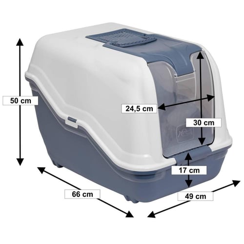 لتر بوكس كبير مغلق مع فلتر بالوان مختلفه