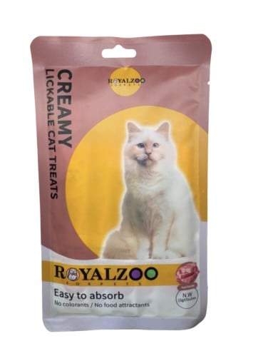 رويال زوو مكافاة سائلة بنكهة اللحم للقطط 15x5غ