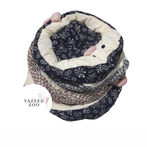 سرير دائري فرو بعدة رسومات خيارات متعدده