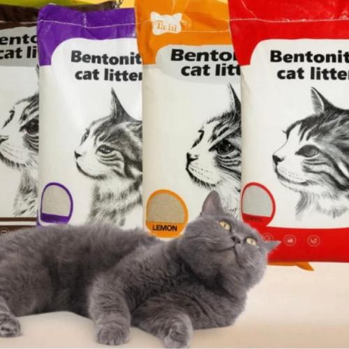 رمل للقطط بنتونيت من ماركة تاهي بعدة روائحة بحجم 5...