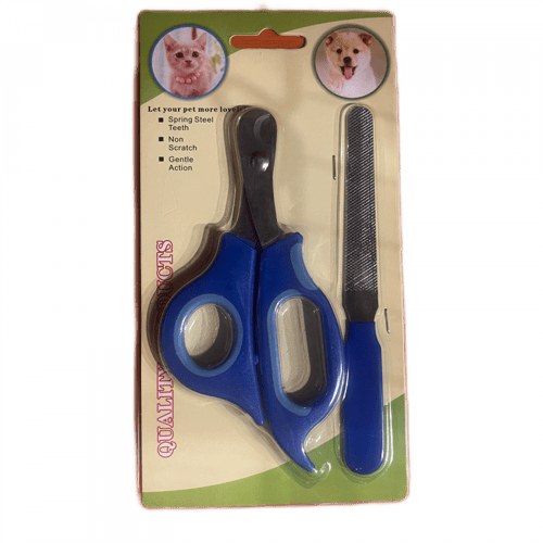 مقص اظافر قطط مع مبرد