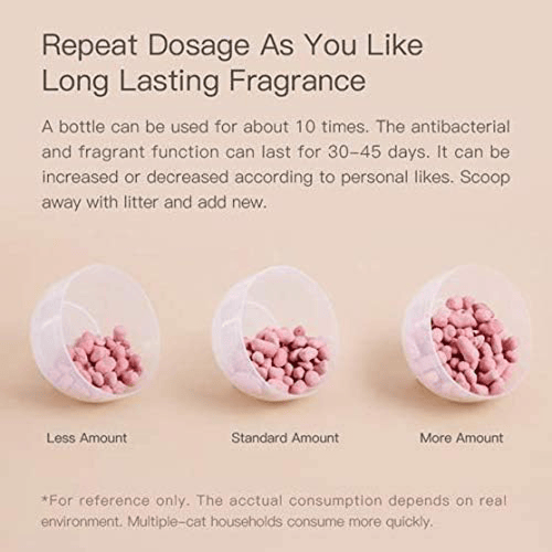 M-PETS معطر لرمل القطط روائح متعددة 450 ملل