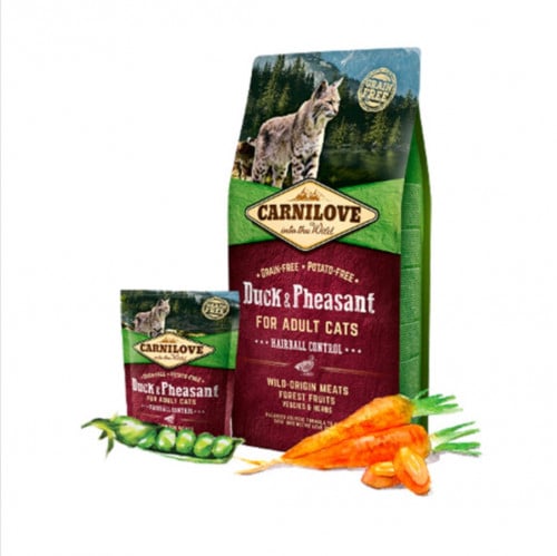كارنيلوف طعام جاف بنكهة البط والدراج للقطط