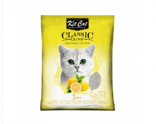 كت كات رمل كلاسيك للقطط برائحة الليمون 10 لتر