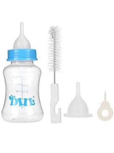 رضاعه الحيوانات الأليفة مع فرشاة تنظيف للقطط والكل...