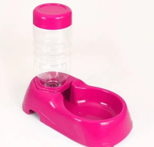 موزع مياه وعاء بلاستك للقطط